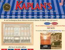 Tablet Screenshot of kaplanawning.com